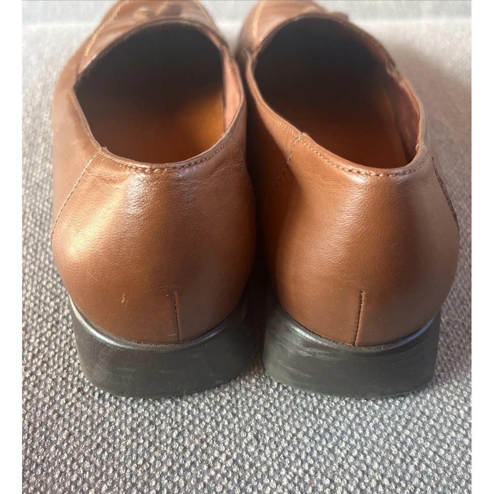 Trotters Brown Joyce Leather Loafers Tassel Slip‎ On Size 9 N - Picture 7 of 12
